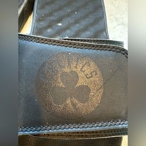 Kids Celtics basketball slides